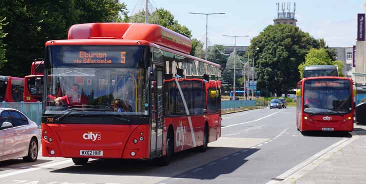 Plymouth Citybus MAN 18.270 Caetano 708 Enviro200 152